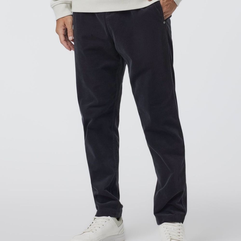 Vuori Optimist Pant Men's Corduroy Pants Charcoal Grey Large
